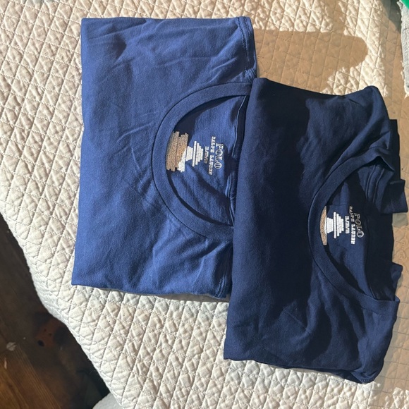 2/$20  2 Polo by Ralph Lauren Blue/Navy Short Sleeve Tees NWOT - Picture 3 of 4